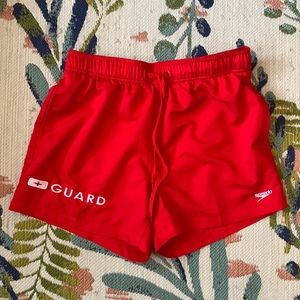 Speedo lifeguard shorts